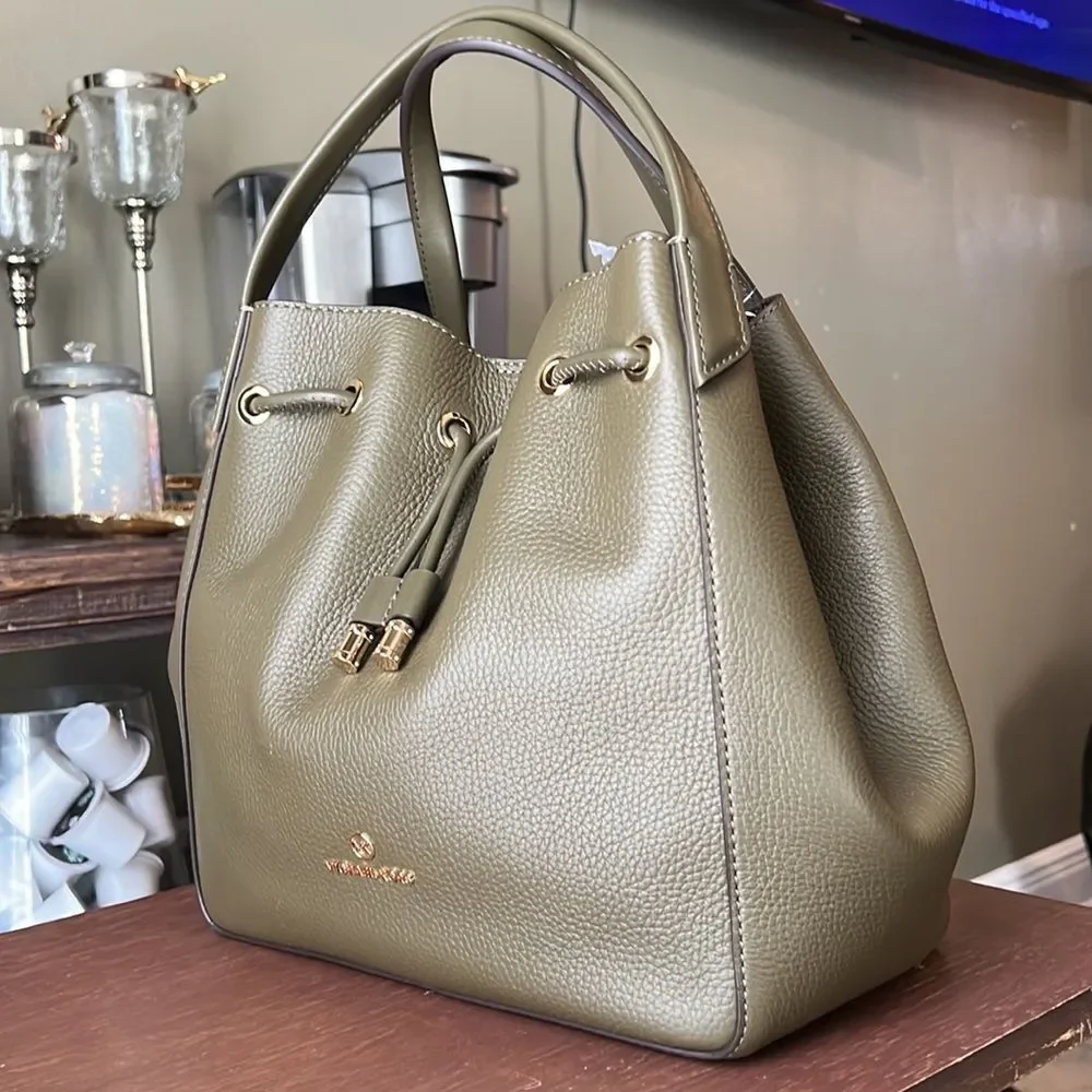 Michael Kors pebbled leather tote bag